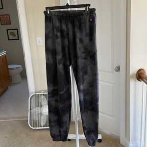 Gently worn Aviator Nation sweatpants. Gray tie dye. Size medium